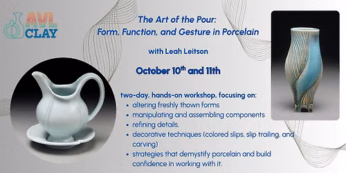 The Art of the Pour: Form, Function, and Gesture in Porcelain