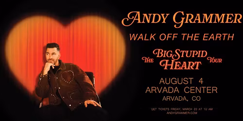 Andy Grammer at the Arvada Center