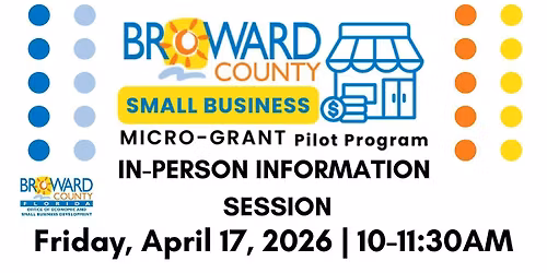 Small  Business Micro-Grant Pilot Program  In-Person Session