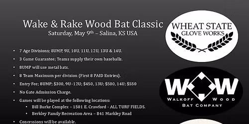 Wake & Rake Wood Bat Classic