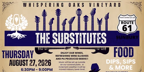 Free, Live Music w\/ The Substitutes