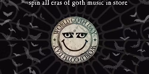 (EARLY & ALL AGES!) 5\/22\/26: Celebrate World Goth Day w\/ DJ Philly Peroxide at Reckless Records
