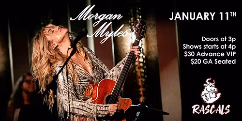 Morgan Myles Live at Rascals (All Ages)