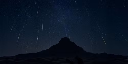 Mleiha Geminids Meteor shower 2025