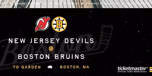 New Jersey Devils at Boston Bruins at TD Garden