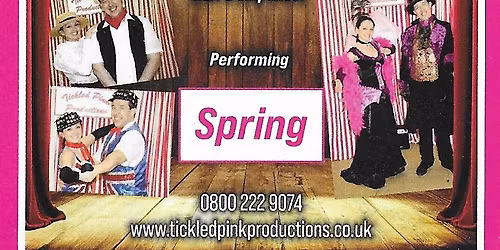 Tickled Pink Production \u00a310.00 Per Person come along 