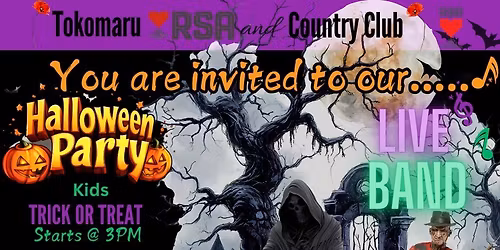 Halloween \ud83c\udf83 at the Tokomaru RSA and Country Club