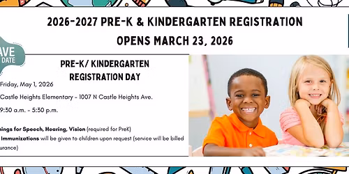 Pre-K & Kindergarten Registration Day 