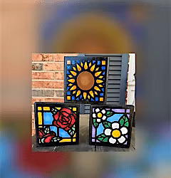 Painted Wood Block Trio Workshop