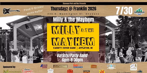 Thursdayz @ Franklin - Milly & the Mayhem