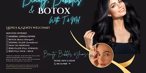Beauty, Bubbles & Botox w\/ T & Mel