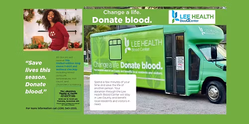 Bloodmobile visits The Lab! Nov 6th