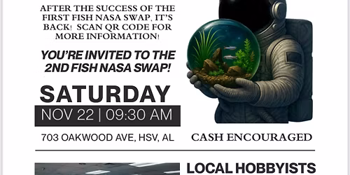 North Alabama Society of Aquatics (NASA) 2nd Annual Fish Swap