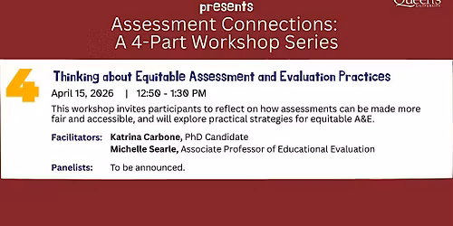 Thinking about Equitable Assessment and Evaluation Practices