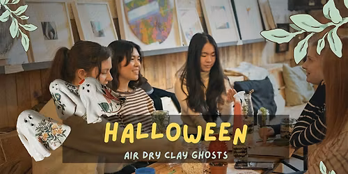EDINBURGH Halloween Ghost Candle Holders: Sculpt + Paint