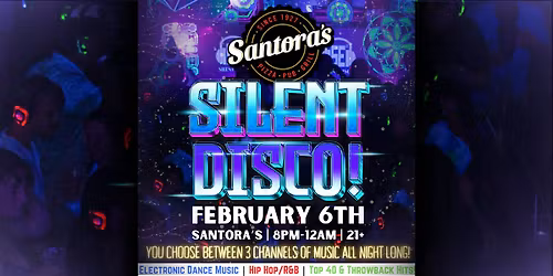 Silent Disco at Santora's on Transit! - 2\/6\/26