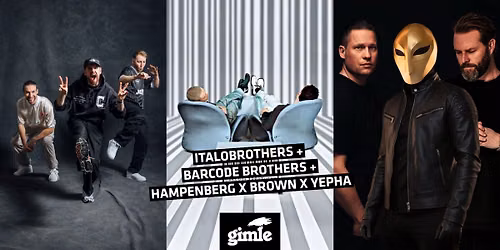 ITALOBROTHERS + BARCODE BROTHERS + HAMPENBERG X BROWN X YEPHA p\u00e5 Gimle
