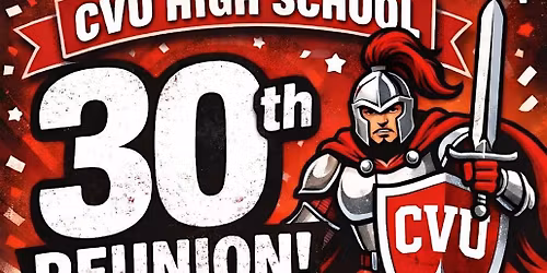 Champlain Valley Union (CVU) High School Class of 1996  - 30th Reunion!