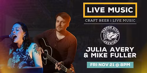 FREE Live Music | Julia Avery & Mike Fuller