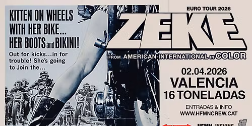 ZEKE (02\/04\/2026) VALENCIA @ 16 Toneladas