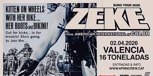 ZEKE (02\/04\/2026) VALENCIA @ 16 Toneladas