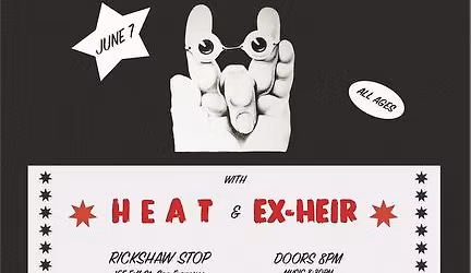 White Hills with HEAT + Ex-Heir at Rickshaw Stop
