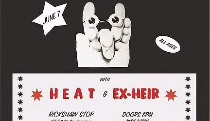 White Hills with HEAT + Ex-Heir at Rickshaw Stop