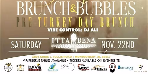Soulful Brunch & Bubbles: Pre- Thanksgiving Brunch