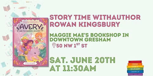 Story Time with Author Rowan Kingsbury