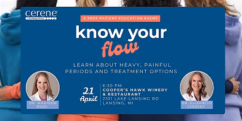Know Your Flow, Lansing: Free Women's Health Event