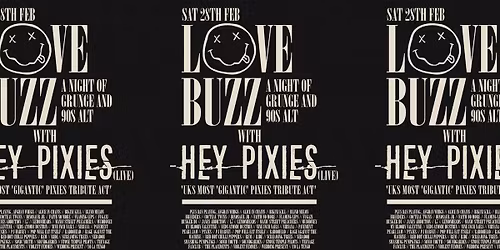 Love Buzz - A Night of Grunge & 90s Alt with Hey Pixies [Live]