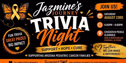 Jazmine's Journey Trivia Night