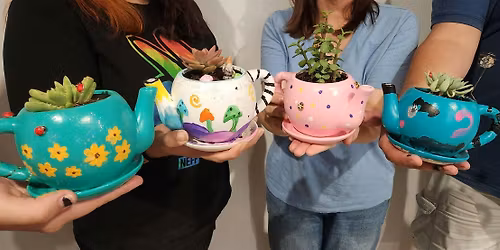 Paint & Plant at Jackrabbit Brewing in West Sacramento with Carrie!