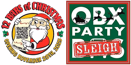 12 Bars of Christmas VIP crawl on the OBX Party Sleigh (DAY RED ROUTE)