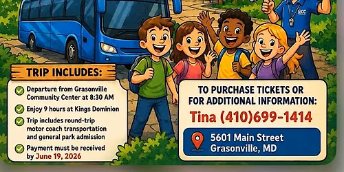 Kings Dominion Bus Trip