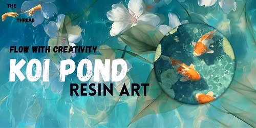 Koi Pond Resin Art