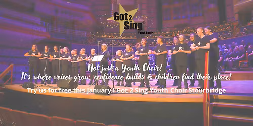 Got 2 Sing Youth Choir - January 2026 Free Taster Sessions