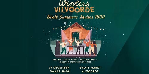 Brett Summers Invites 1800 | WINTERS VILVOORDE PARTY VIBES