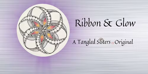 Ribbon & Glow Zentangle Bow