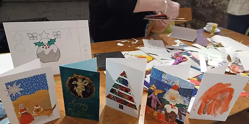 Handmade Christmas card making workshop