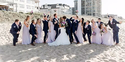 Bubbles and brides on the bay... a Bridal Sip & See
