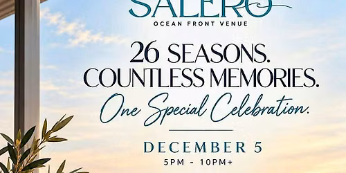 26 Seasons. Countless Memories. Once Special Celebration.