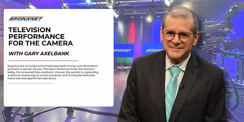 Television Performance for the Camera (8 Sessions)