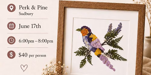 Cozy Creative Night: Pressed Flower Art