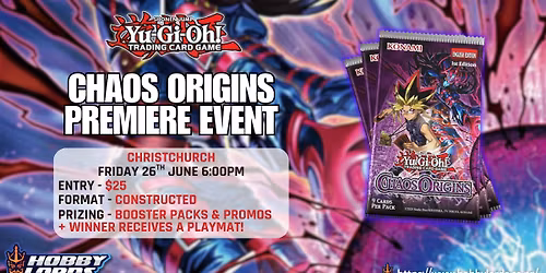 Yu-Gi-Oh - Chaos Origins Premiere Event!