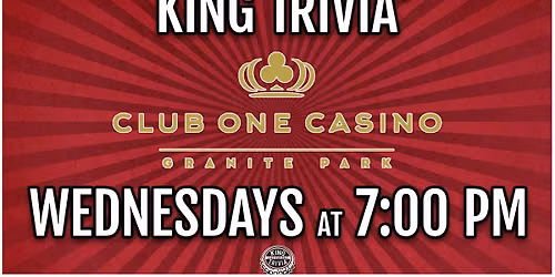 Trivia Night at Club One Casino (Granite Park)