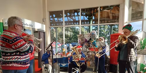 Carolling at Tesco's, Tewkesbury Road, Cheltenham