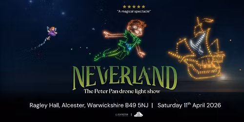 Peter Pan Drone Light Show Ragley Hall
