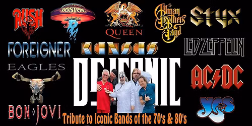 Dr. Iconic - Tribute to Iconic Rock of the 70's & 80's | SPECIAL PRICING!