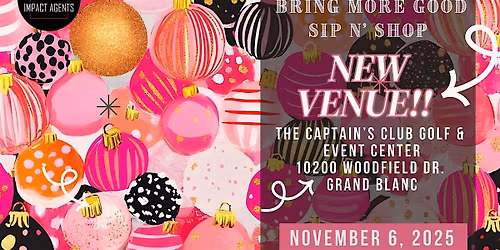 2025 Sip & Shop FREE DRINK TICKET!